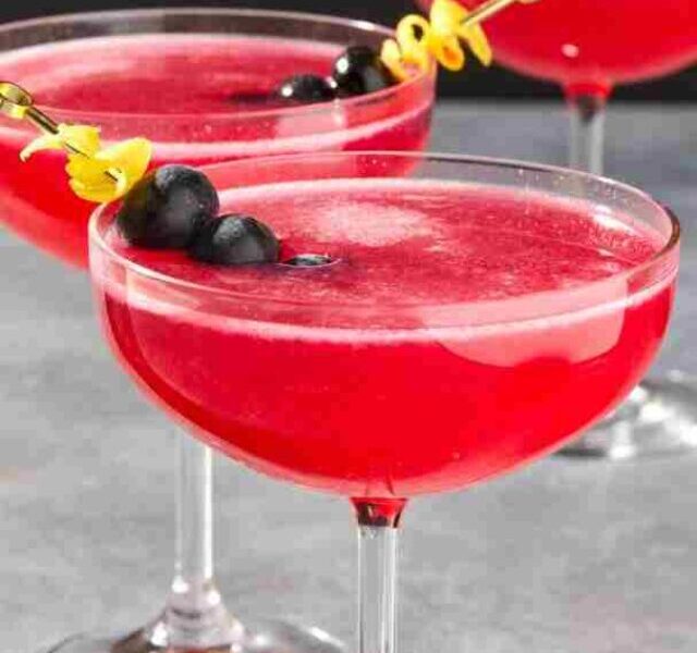 Lemon Blueberry Daiquiris