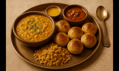 traditional rajasthani dal baati churma