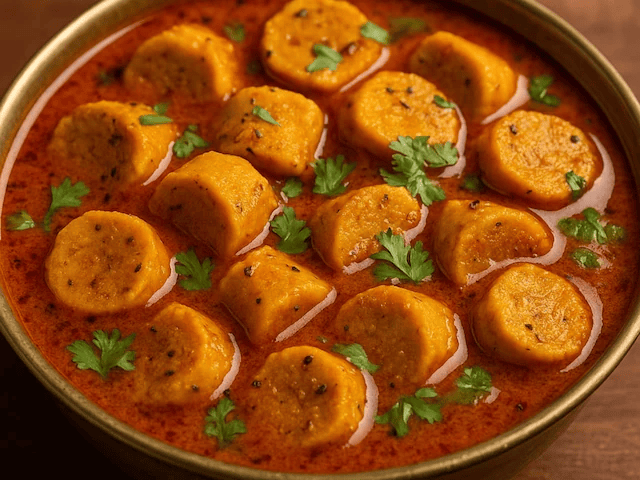 How to Make Rajasthani Gatte Ki Sabji (राजस्थानी गट्टे की सब्जी कैसे बनाएं)